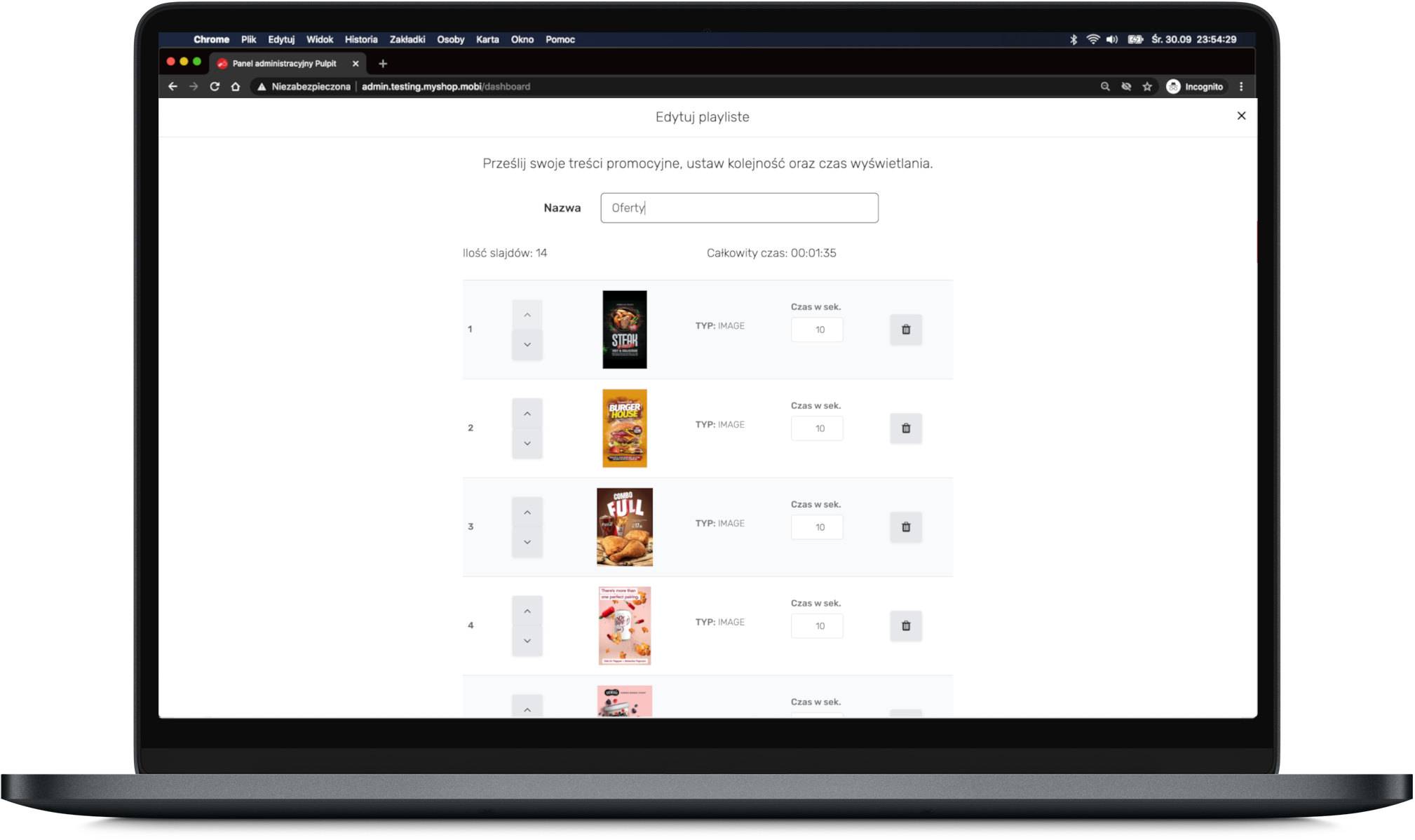 Program lojalnośiowy publikacja oferty na facebooku